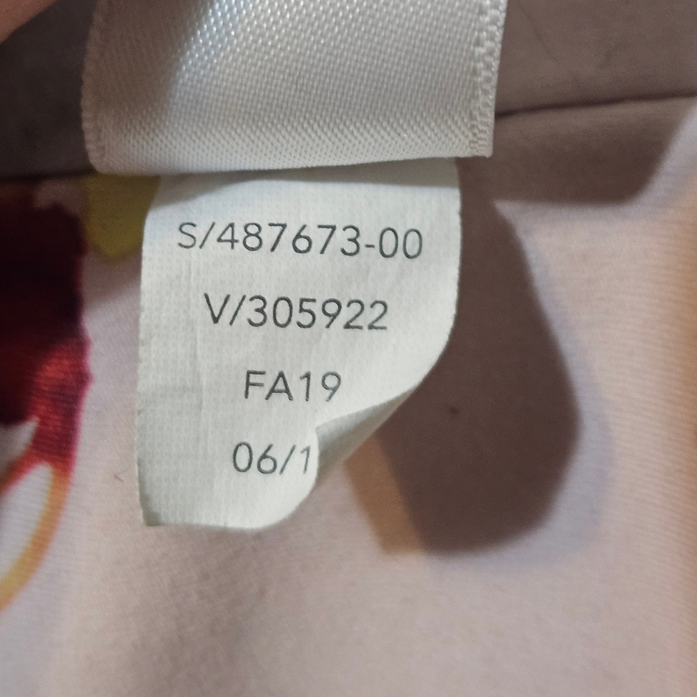 Athleta Elation 7/8 Tight Painted Flower Orchid Pink Athletic Yoga Workout Sz XL - Picture 5 of 10